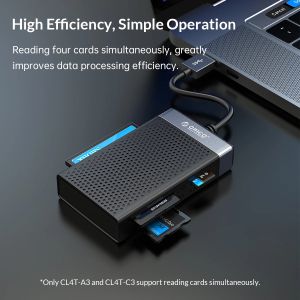 Orico четец за карти Card Reader USB Type C - CL4T-C3-BK