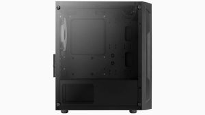 AeroCool Case mATX - Trinity Mini-G-BK-v3 - 3 fans included, Tempered Glass