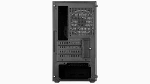 AeroCool Case mATX - Trinity Mini-G-BK-v3 - 3 fans included, Tempered Glass