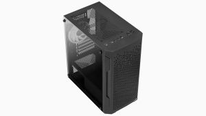 AeroCool Case mATX - Trinity Mini-G-BK-v3 - 3 fans included, Tempered Glass