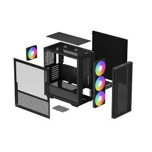 DeepCool кутия Case EATX - CH560 A-RGB Black