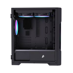 1stPlayer Case mATX - TRILOBITE T3 Mesh Black