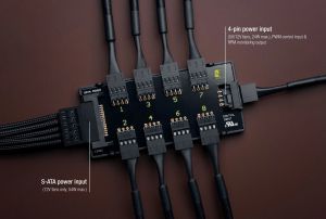 Noctua Fan Hub - 8 port PWM with SATA Power 5V/12V - NA-FH1