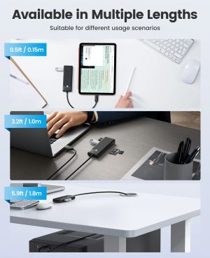 Orico USB3.0 HUB White - 3 x USB3.0, SD, TF - PAPW3AT-U3-015-WH