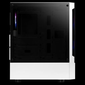 Gamdias кутия Case ATX - TALOS E3 White - aRGB, Tempered Glass