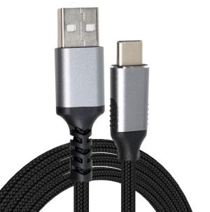 VCom Кабел USB 3.1 Micro type C / USB 2.0 AM Black - CU405M-1.8m