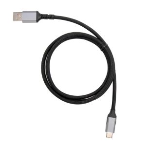 VCom Кабел USB 3.1 Micro type C / USB 2.0 AM Black - CU405M-1.8m