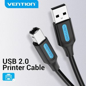 Vention USB 2.0 A Male to B Male, Black 1.5m - COQBG