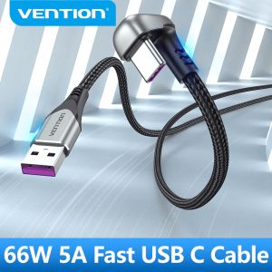 Vention Кабел USB 3.1 Type-C / USB 2.0 AM - 1.5M Black U-Shaped, Aluminum Alloy 5A - COHHG