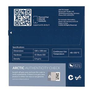 Arctic Thermal pad TP-3 100x100mm, 0.5mm - ACTPD00052A