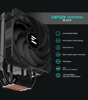 Zalman CPU Cooler CNPS9X PERFORMA BLACK