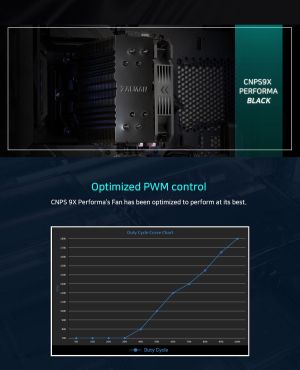 Zalman CPU Cooler CNPS9X PERFORMA BLACK