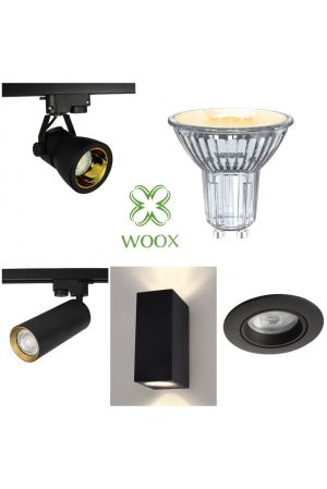 Woox смарт крушка Light - R5143 - WiFi Smart GU10 LED Clear Spot Bulb, 4.9W/50W, 345lm, Warm and Cool white