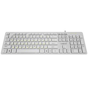 Makki Keyboard USB BG - Low profile Chocolate - KB-C14 White