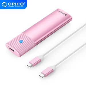 Orico външна кутия за диск Storage - Case - M.2 NVMe M/B key 10 Gbps Pink - PWM2-G2