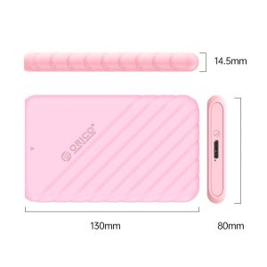 Orico кутия за диск Storage - Case - 2.5 inch USB3.0 PINK - 25PW1-U3-PK