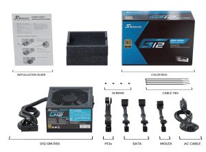 Seasonic PSU 550W Gold - G12 GM-550