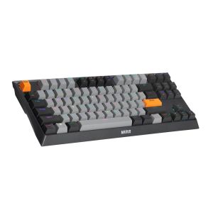 Marvo механична клавиатура Gaming Mechanical Keyboard KG980-B - RGB, Blue switches, TKL