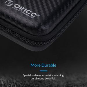 Orico калъф за външни дискове Portable Storage Bag - 2.5" Black - PHM-25-BK