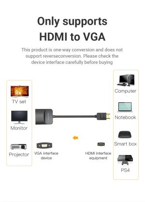 Vention адаптер Adapter HDMI M to VGA F - 42154