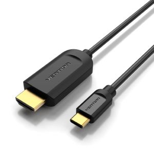 Vention кабел Cable Type-C to HDMI - 2.0m 4K Black - CGUBH