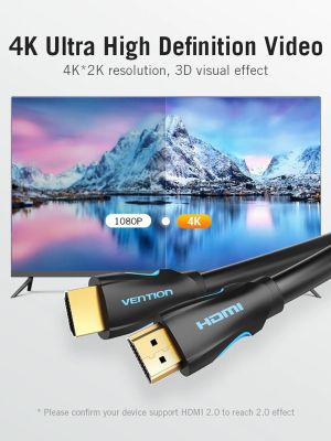 Vention Cable HDMI 2.0 15.0m - 4K/60Hz Black - VAA-M02-B1500