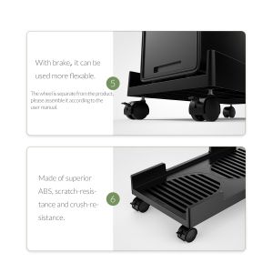 Orico PC Stand - Suport computer - Rezistent la apă, Negru - CPB3-BK