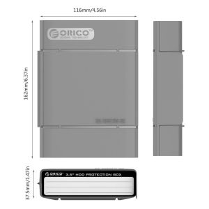 Orico Hard Disk Protection Box 3.5" - PHP35-V1-GY