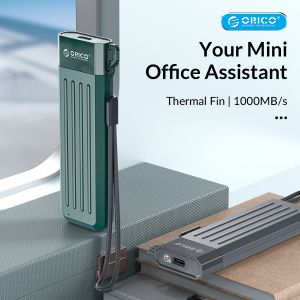 Orico външна кутия за диск Storage - Case - M.2 NVMe M-key 10 Gbps Dark Green - MM2C3-G2-GR