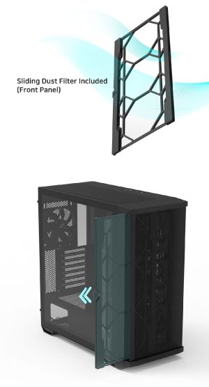 Zalman кутия Case EATX - Z10 DUO - Mesh/Tempered Glass