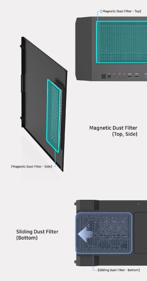 Zalman кутия Case EATX - Z10 DUO - Mesh/Tempered Glass