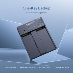 Stație de andocare Orico Storage - Duplicator pentru SSD NVMe M.2 - M2P2-C3-C