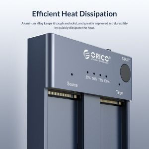 Stație de andocare Orico Storage - Duplicator pentru SSD NVMe M.2 - M2P2-C3-C