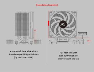 Zalman охладител за процесор CPU Cooler CNPS10X PERFORMA BLACK