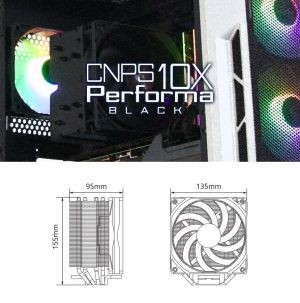 Zalman охладител за процесор CPU Cooler CNPS10X PERFORMA BLACK