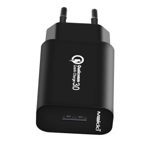 Makki зарядно за стена Fast Charger QC3.0 18W - MAKKI-QC18W-BK