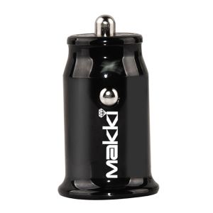 Încărcător pentru mașină Makki Încărcător rapid pentru mașină - Type-C + USB QC3.0 20W - MAKKI-CC20W02-BK