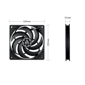 Arctic Fan 120x120x15mm - P12 SLIM PWM PST - 300-2100 RPM