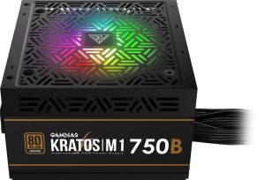 Gamdias Захранване PSU 750W Bronze Addressable RGB - KRATOS M1-750B