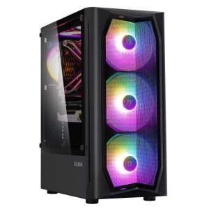 Zalman кутия за компютър Case ATX - N4 - RGB, Tempered Glass