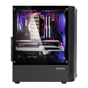 Zalman кутия за компютър Case ATX - N4 - RGB, Tempered Glass