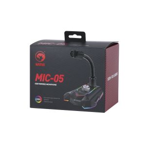 Marvo Геймърски микрофон Gaming USB Microphone - MIC-05 - USB, RGB