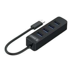 Orico хъб USB3.0 HUB 4 port - Type C input, aux Type-C power input - TWC3-4A