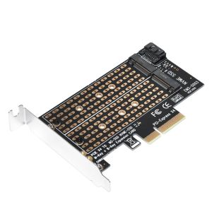 Makki M2 SSD NVMe+SATA (M-key+B-key) to PCI Express 3.0 4x adapter - MAKKI-M2-PCIE-2X