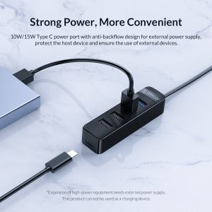 Orico хъб USB3.0/2.0 HUB 4 ports - TWU32-4A