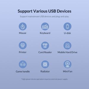 Orico хъб USB3.0/2.0 HUB 4 ports - TWU32-4A