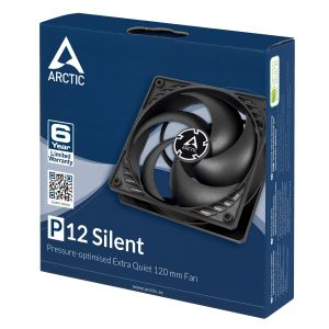 Arctic sessiz fan Fan 120mm P12 Sessiz siyah/siyah - ACFAN00130A