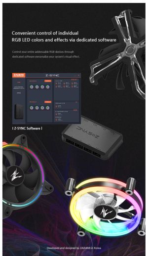 Zalman RGB Fan Hub 8ch aRGB - Z-SYNC