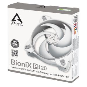 Arctic вентилатор Fan 120mm - BioniX P120 PWM PST - Grey/White