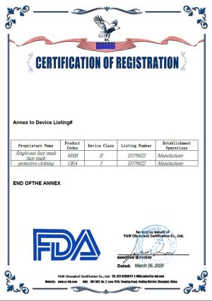 OEM предпазна маска Mask KN95 FFP2 - CE, FDA